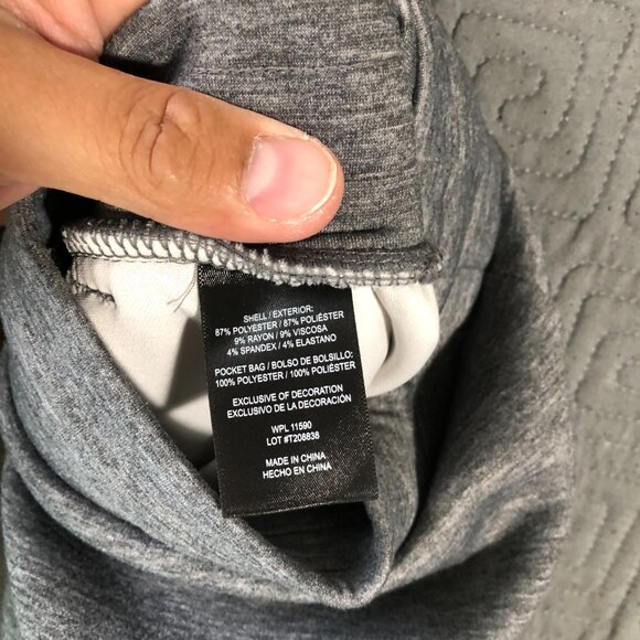 32 Degress Sweatpants Mens Size Small Grey Gray Drawstring Zipper Pocket - Picture 3 of 10